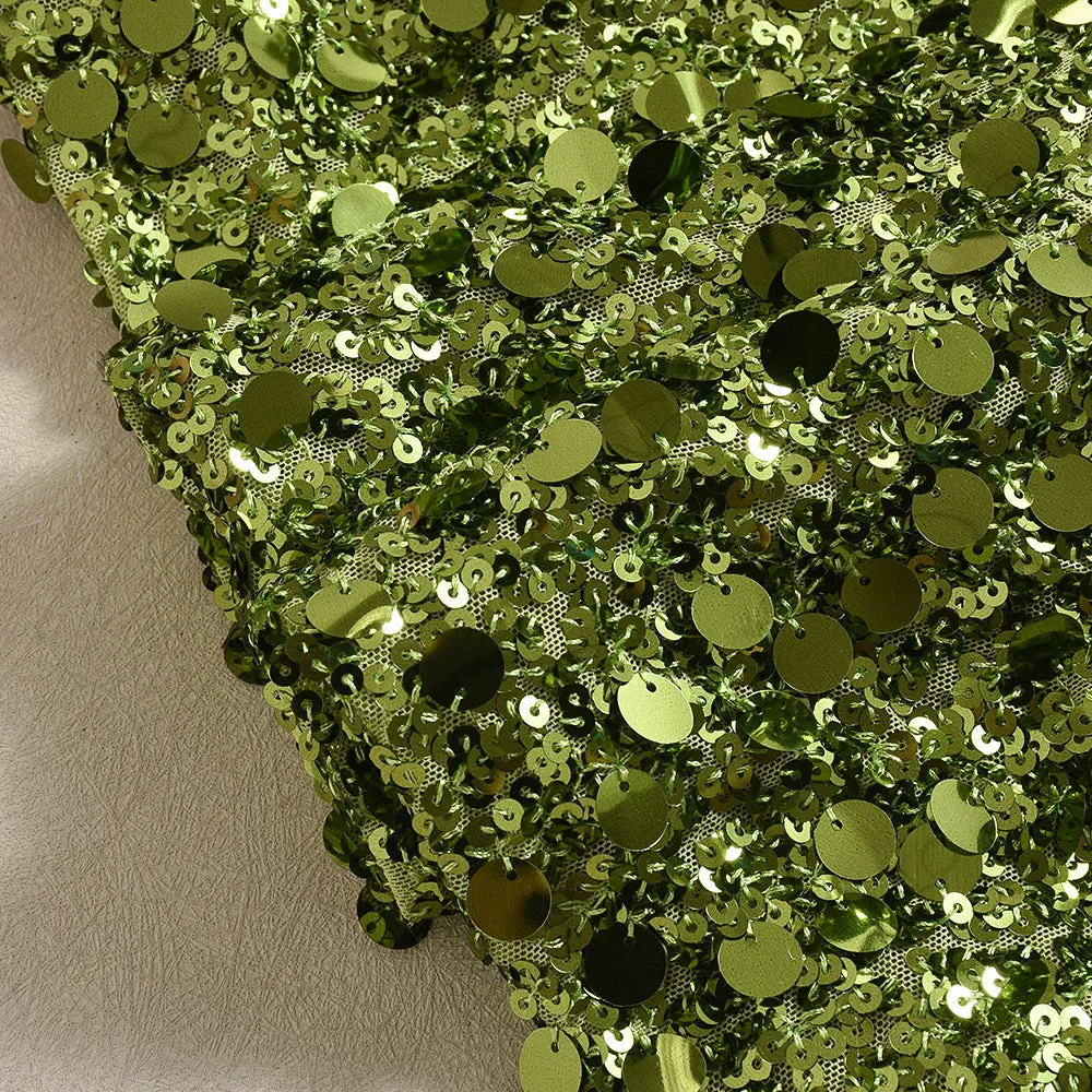 Christmas Low Rise Sequin Maxi Skirt