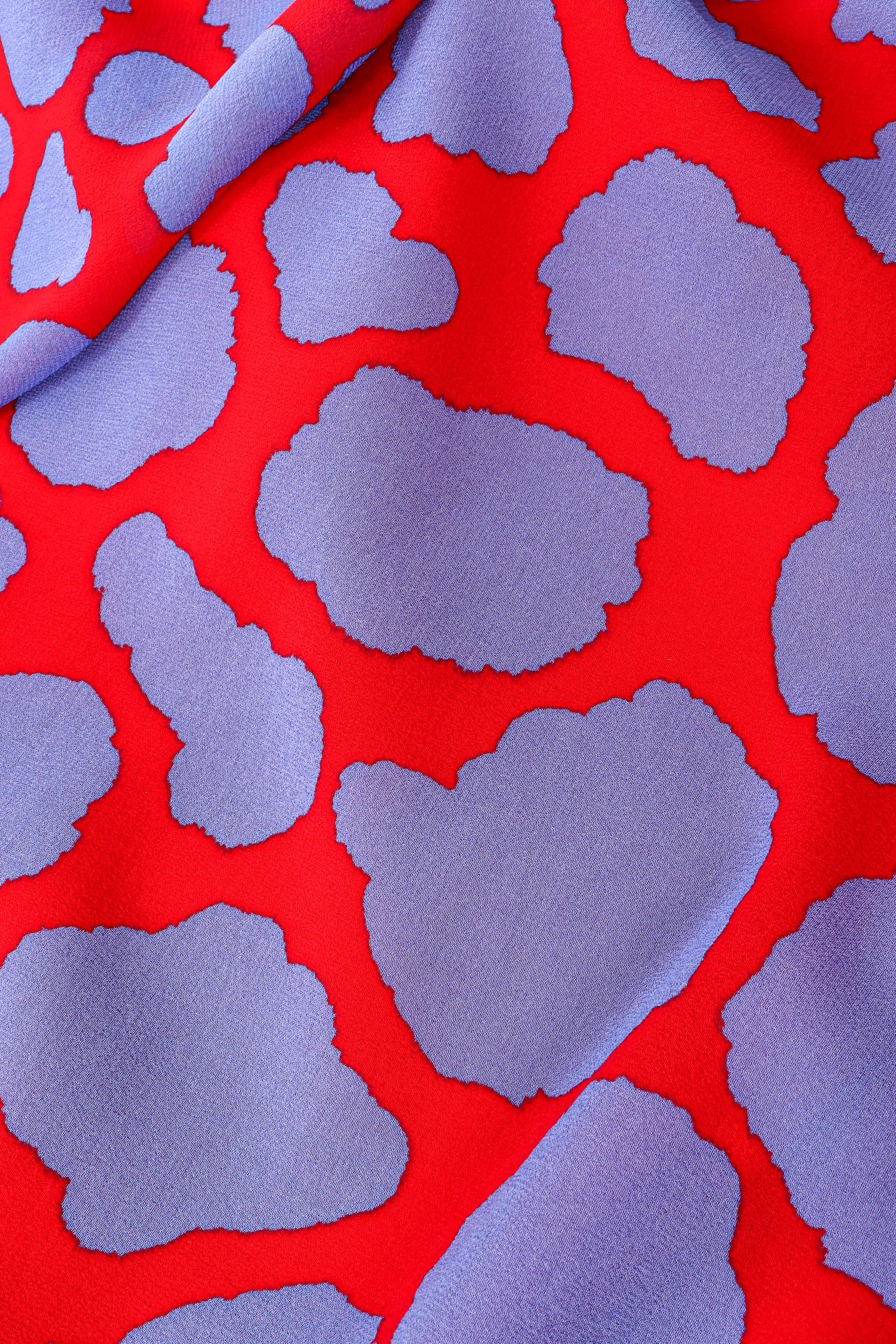 Cloud Print Soirée Dress