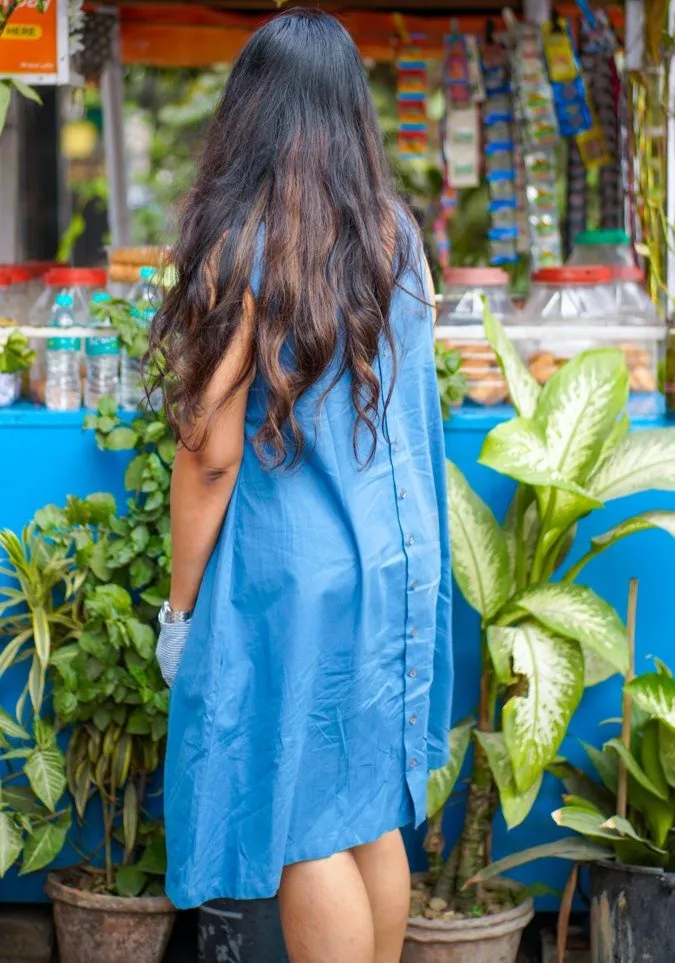 Cobalt Dream Shift Dress