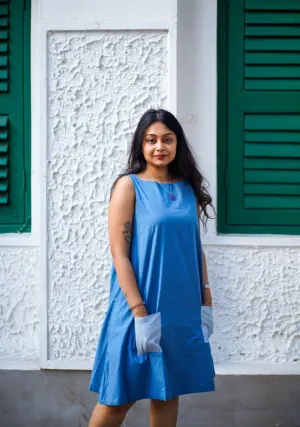 Cobalt Dream Shift Dress