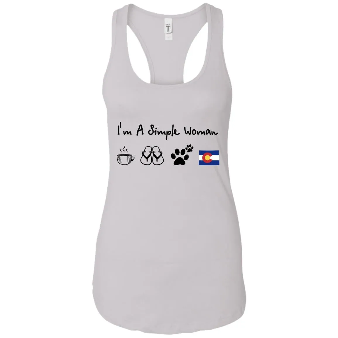 Colorado I'm A Simple Woman Coffee Hoodie