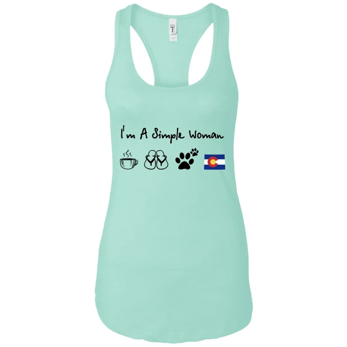 Colorado I'm A Simple Woman Coffee Hoodie