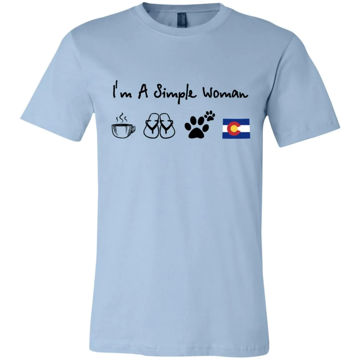 Colorado I'm A Simple Woman Coffee Hoodie