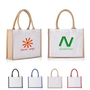 Cotton Jute Junior Tote Bag