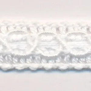 Cotton Lace Braid #01 White