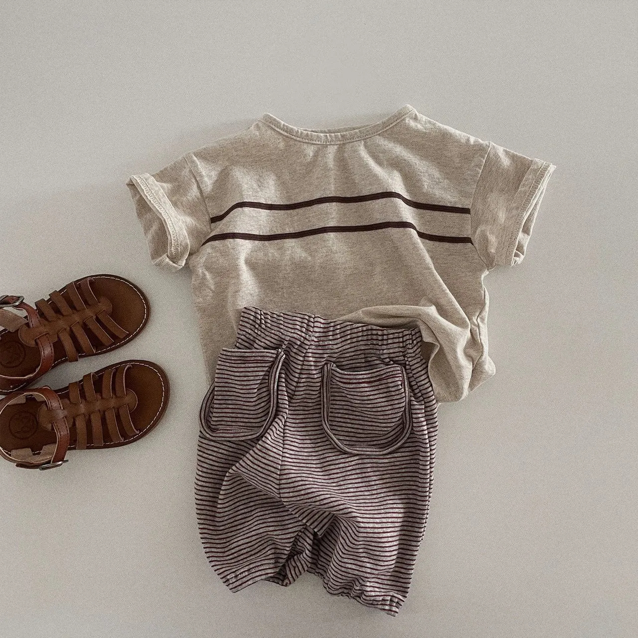 Cotton Tape Tee, Oatmeal