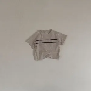 Cotton Tape Tee, Oatmeal
