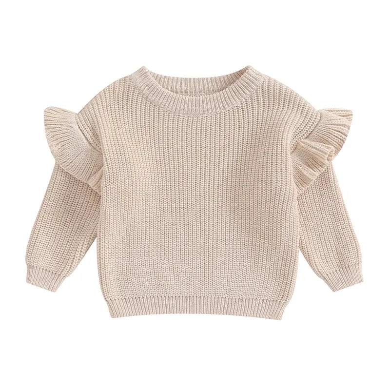 Cozy Ruffle Knit Sweater