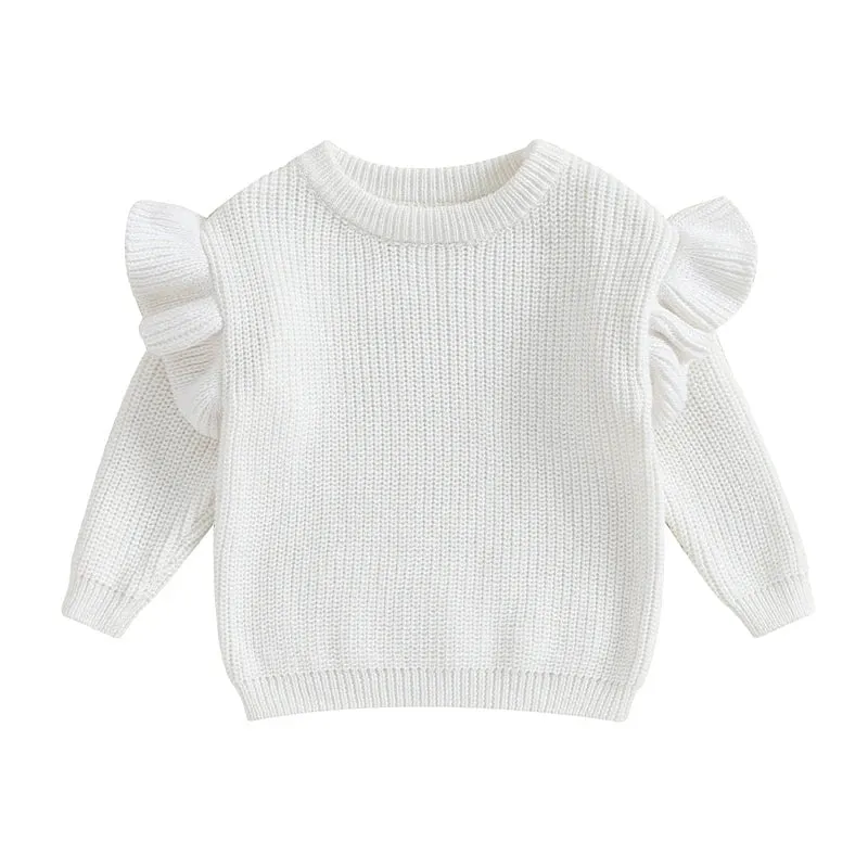 Cozy Ruffle Knit Sweater