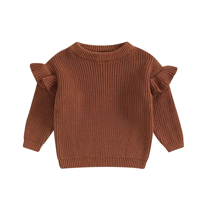 Cozy Ruffle Knit Sweater
