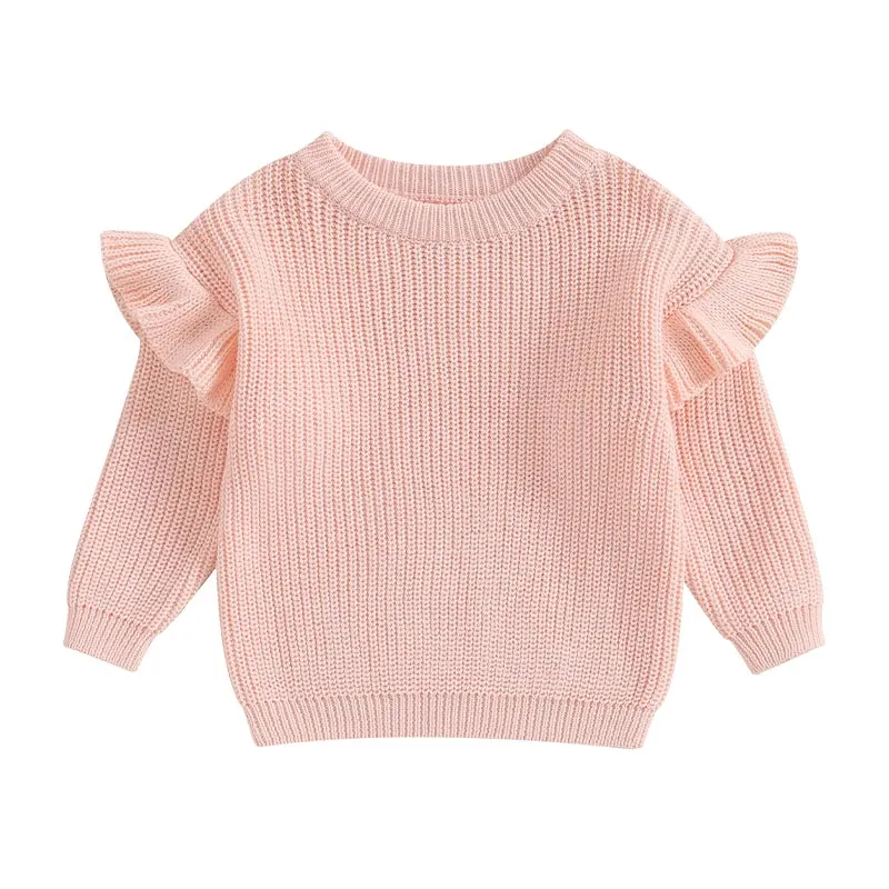 Cozy Ruffle Knit Sweater