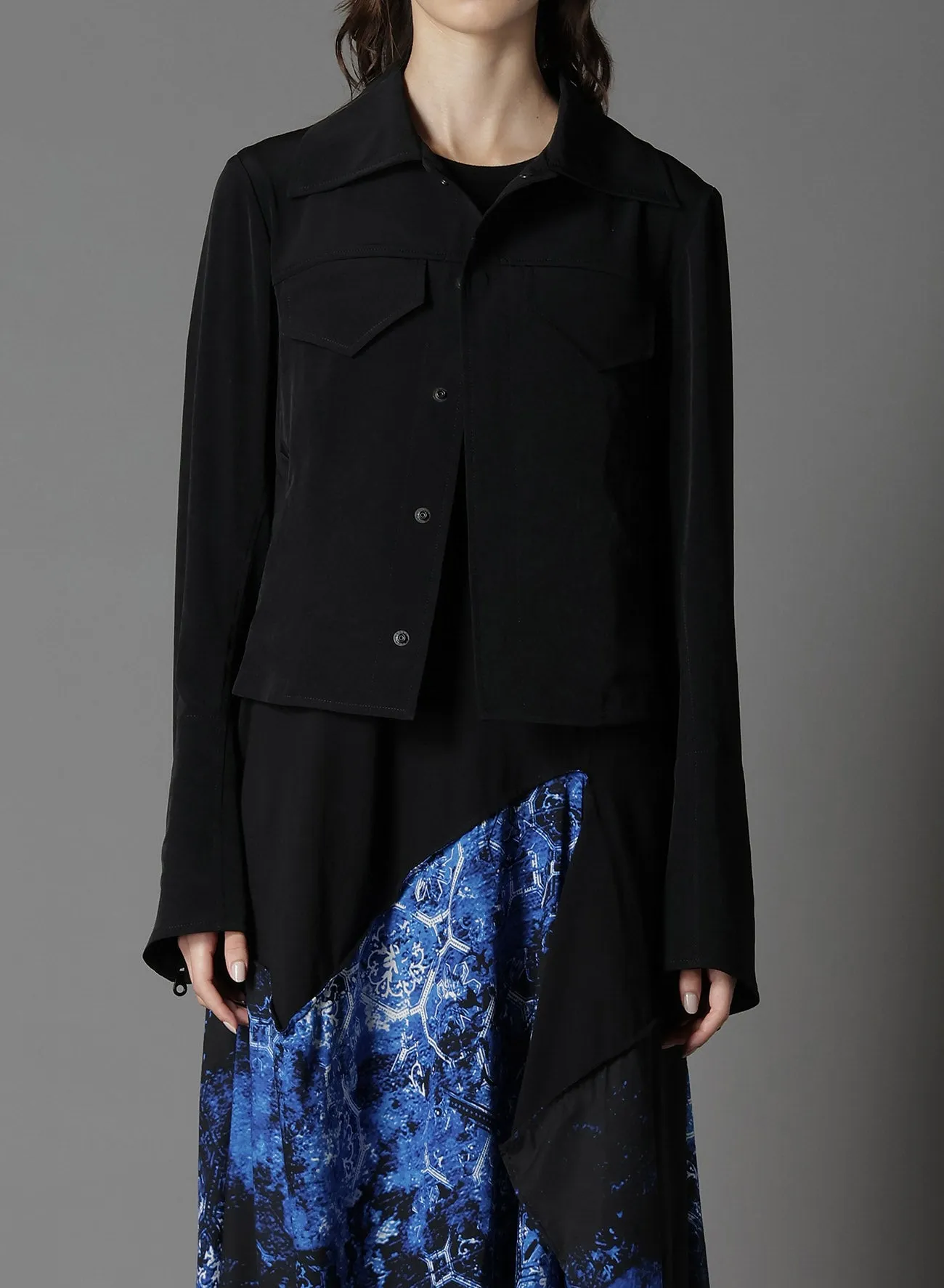 CREPE DE CHINE SHORT JACKETS