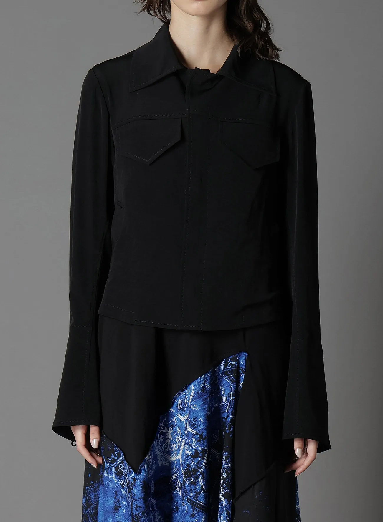 CREPE DE CHINE SHORT JACKETS