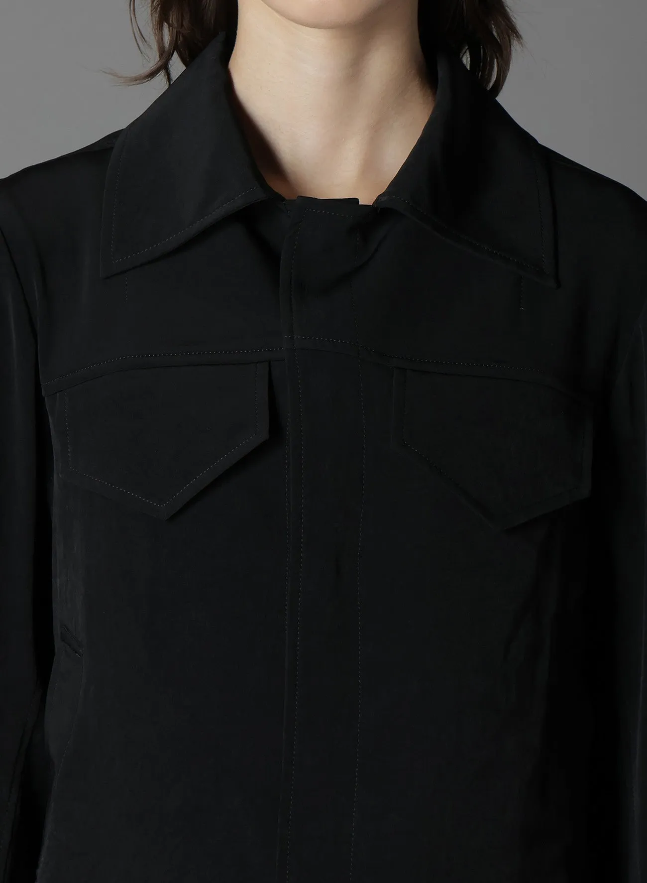 CREPE DE CHINE SHORT JACKETS