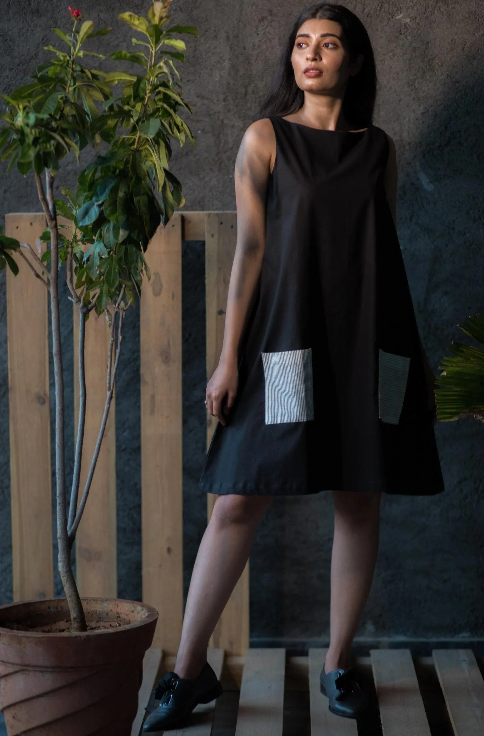 Crescent Shift Dress