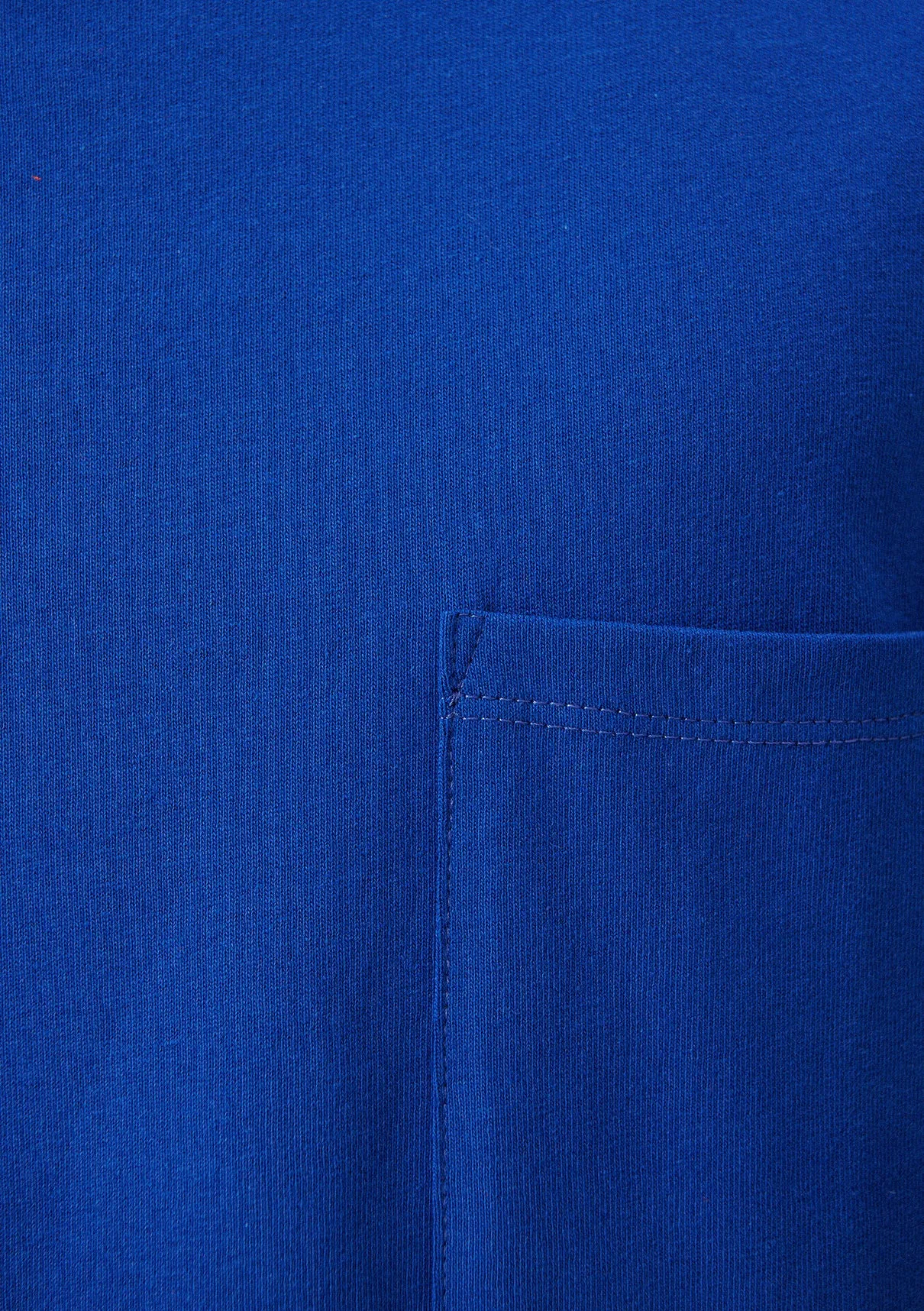 Crew Neck Blue Basic T-Shirt