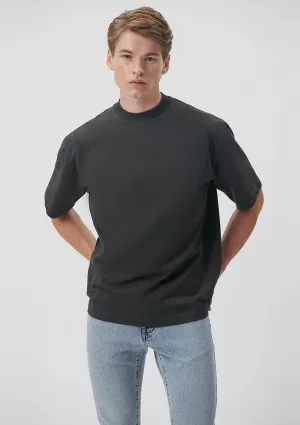 Crew Neck Grey Basic T-Shirt