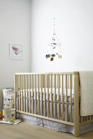 Crib Skirt | Gray