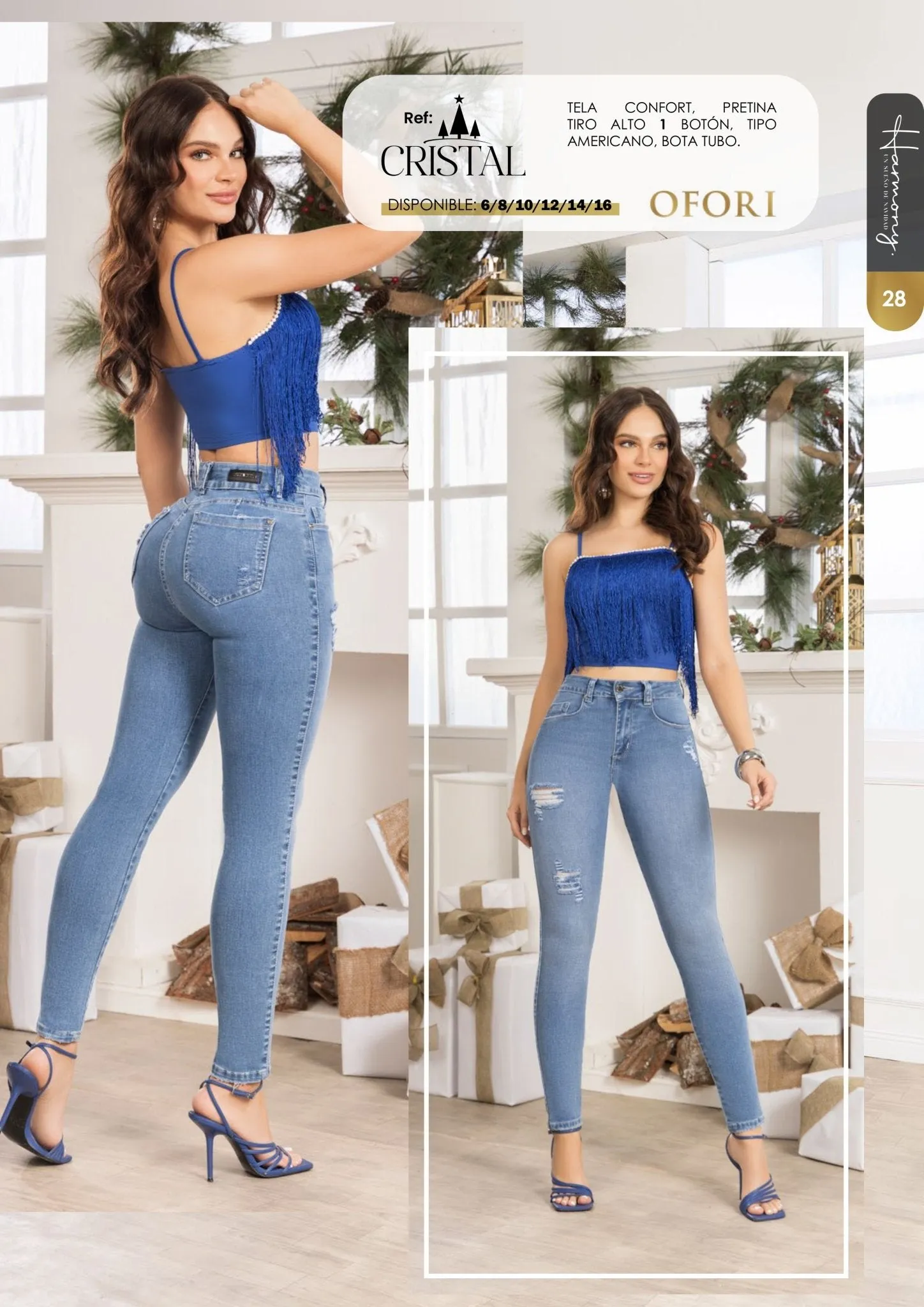 Cristal 100% Authentic Colombian Push Up Jeans