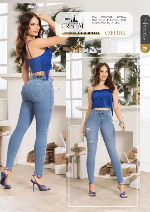 Cristal 100% Authentic Colombian Push Up Jeans