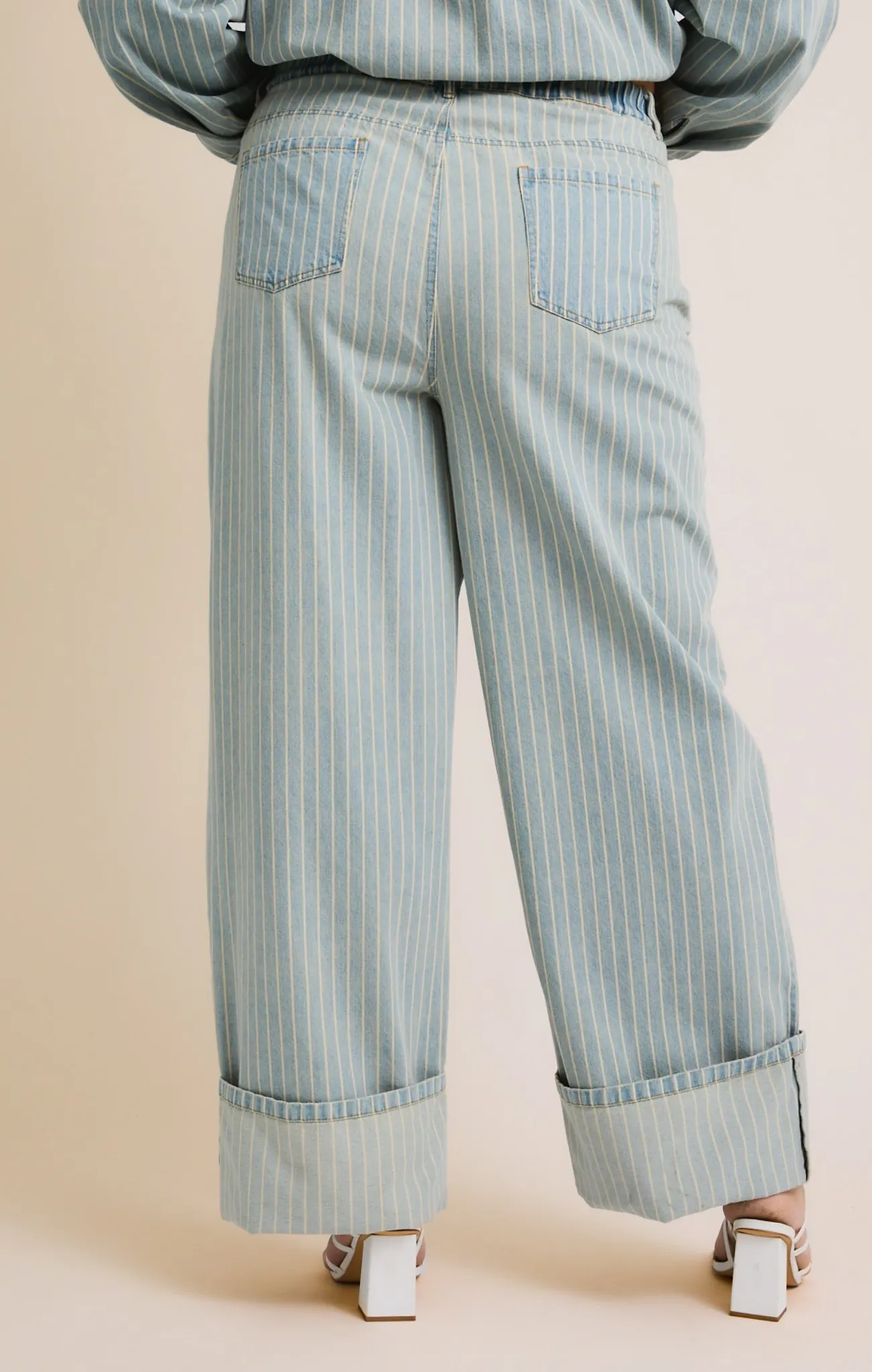 Curvy Kenna Stripe Denim
