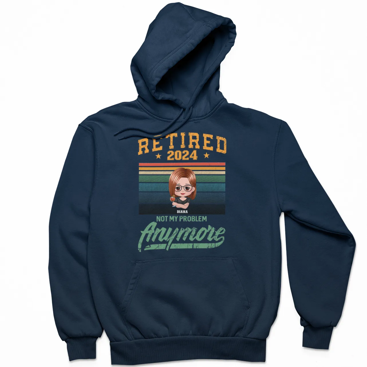 Custom Retired Shirts, Retired Not My Problem Anymore, Personalized Retired Shirts, Retirement Gifts