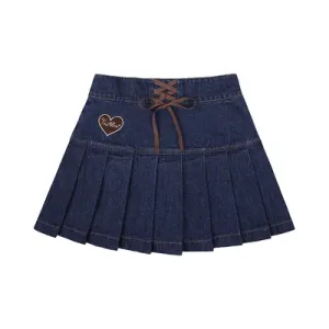 CUTE HIGH WAIST GIRL DEMIN SKIRT UB98051