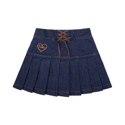CUTE HIGH WAIST GIRL DEMIN SKIRT UB98051