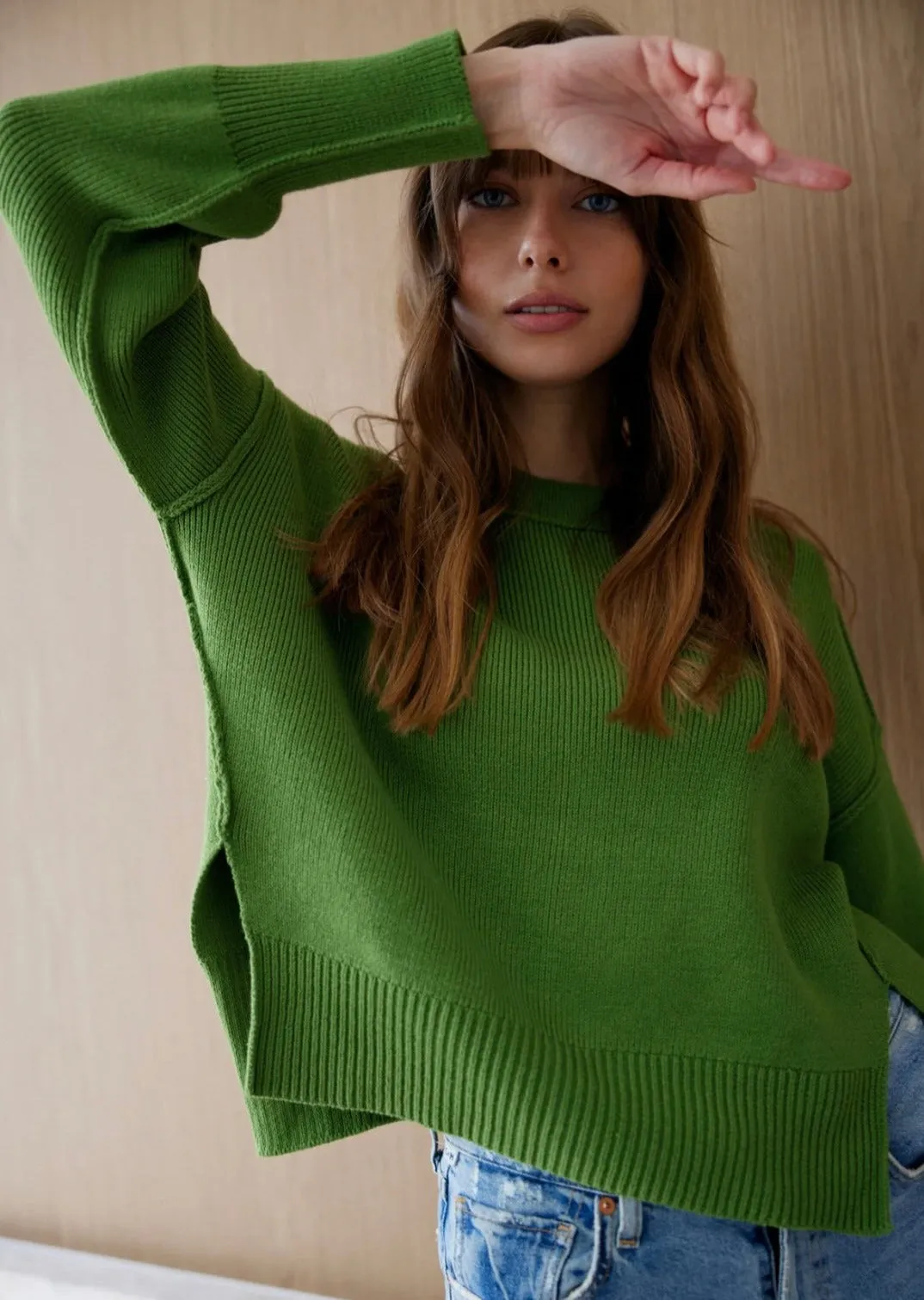 Davi Knit Olive