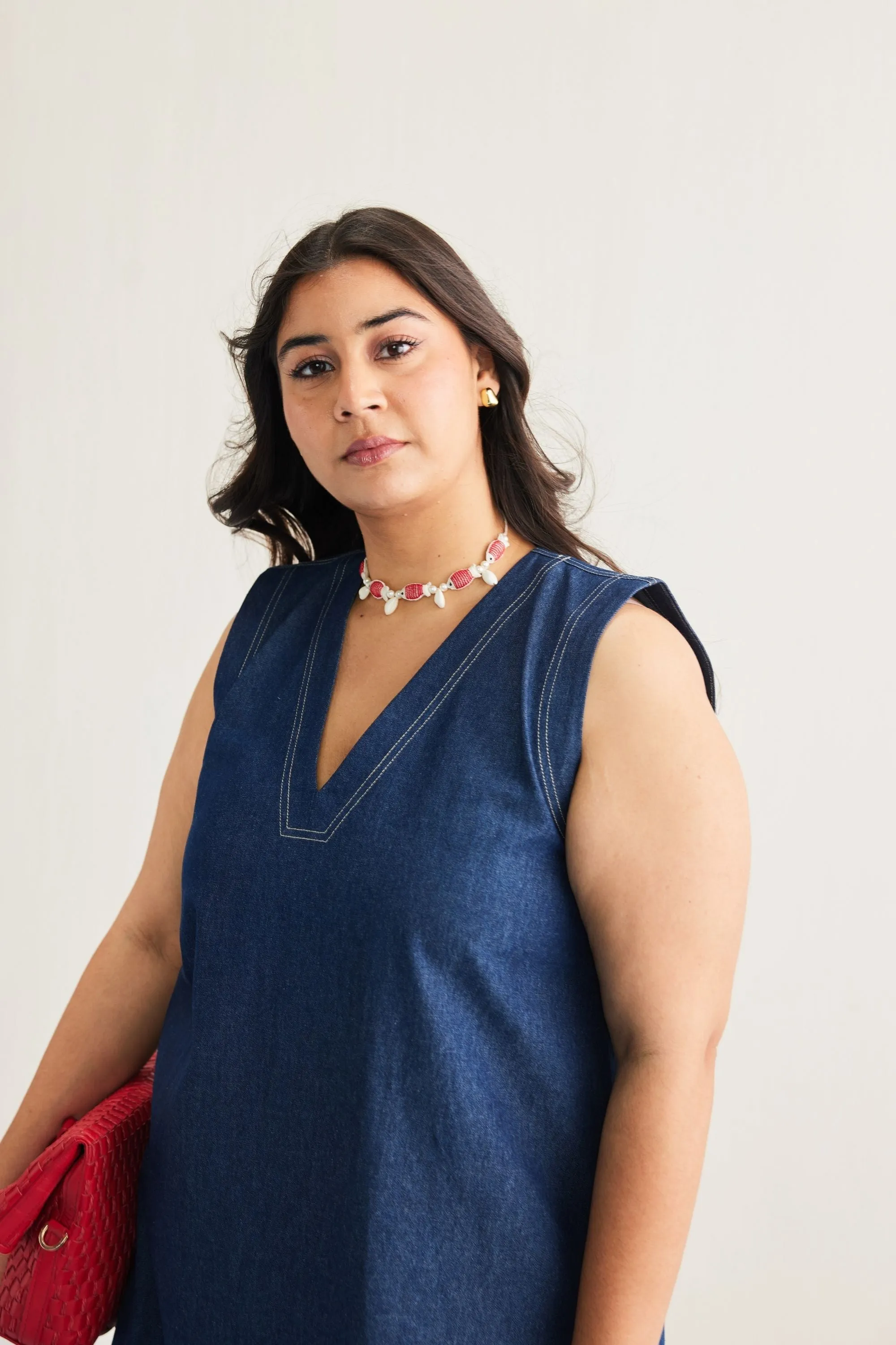 Deep Blue Sustainable Denim Dress