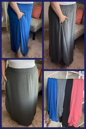 Delicate Breeze Smocked Skirt - Multiple Colors!