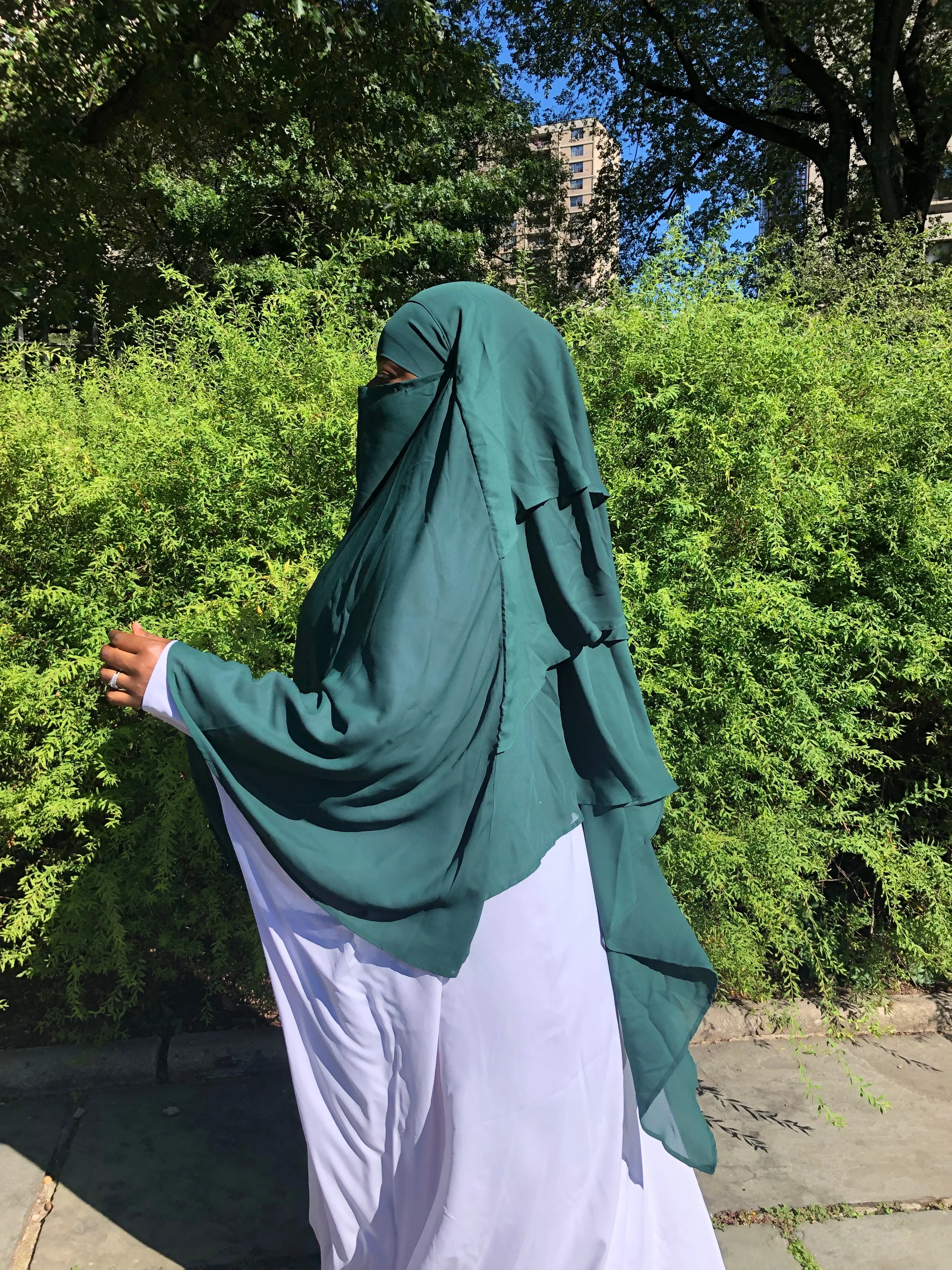 Diamond Khimar 3 Layer - Aleena