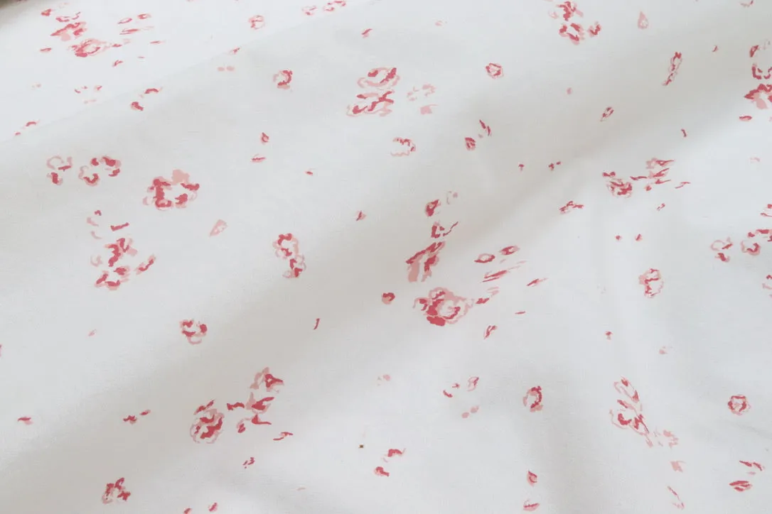 Ditsy Cerise On Cotton