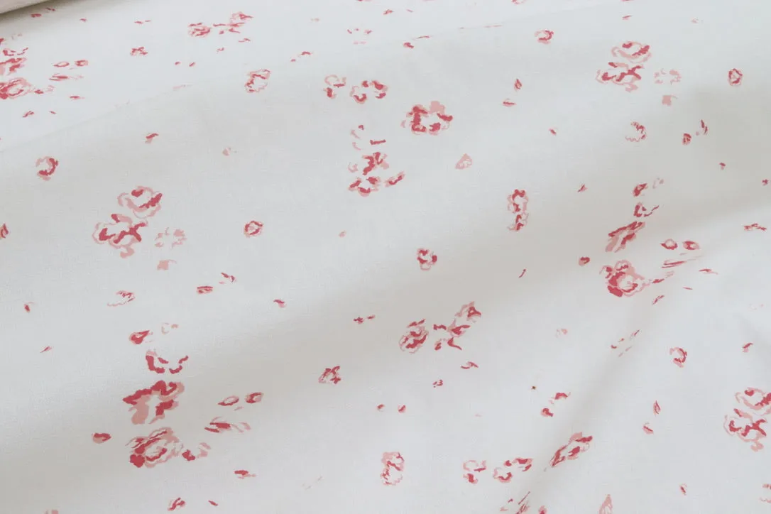 Ditsy Cerise On Cotton