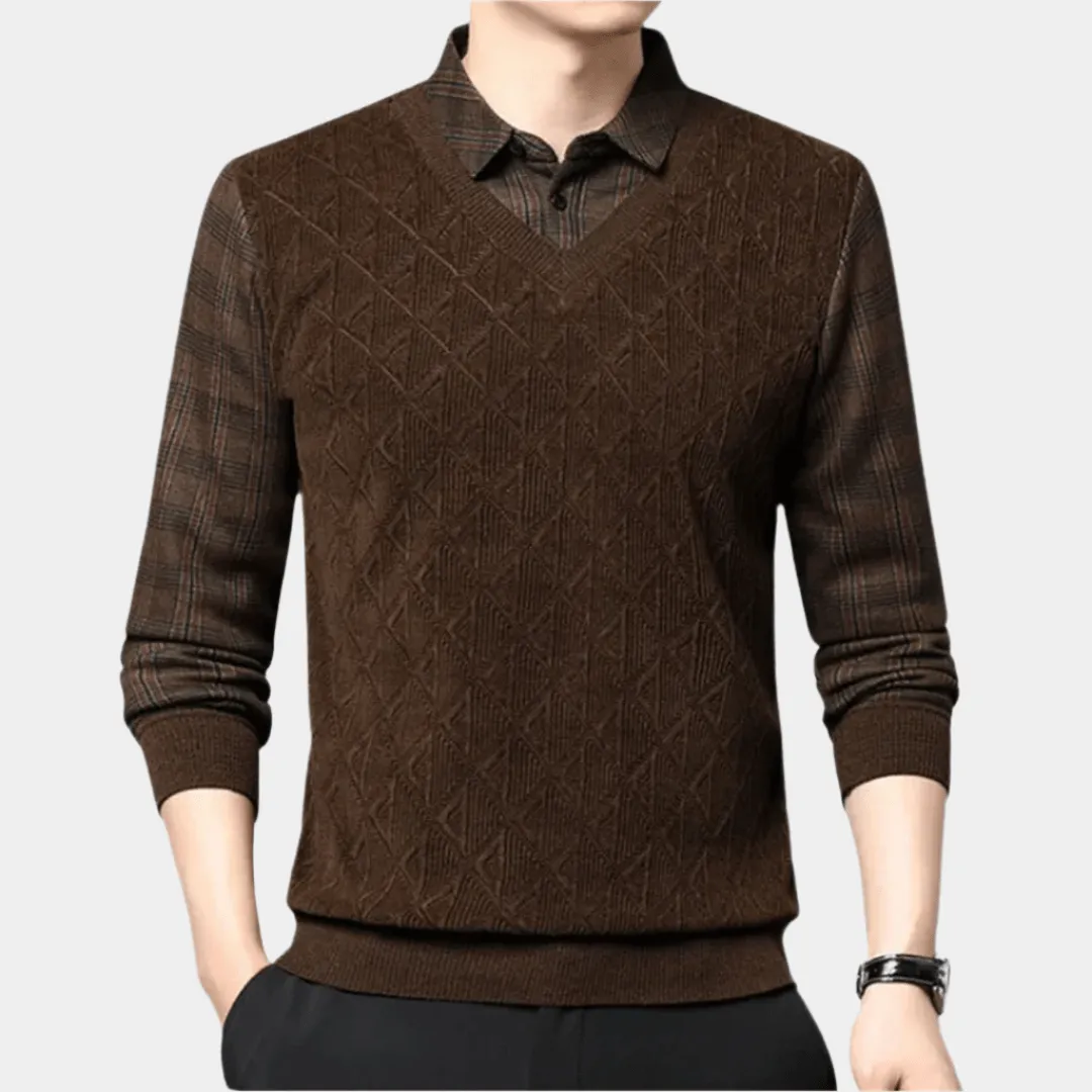 Domoir | Extra Warm Cotton Polo Shirt