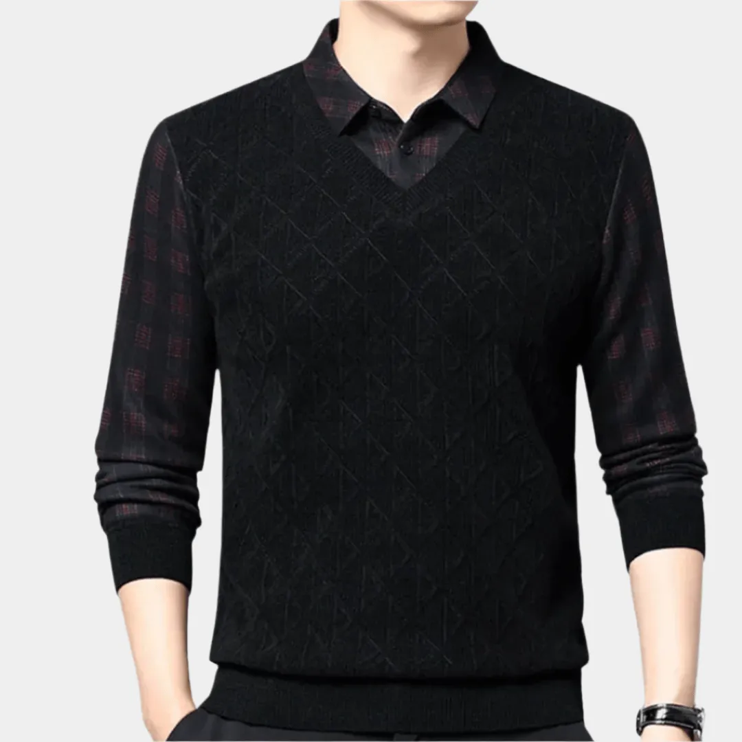 Domoir | Extra Warm Cotton Polo Shirt