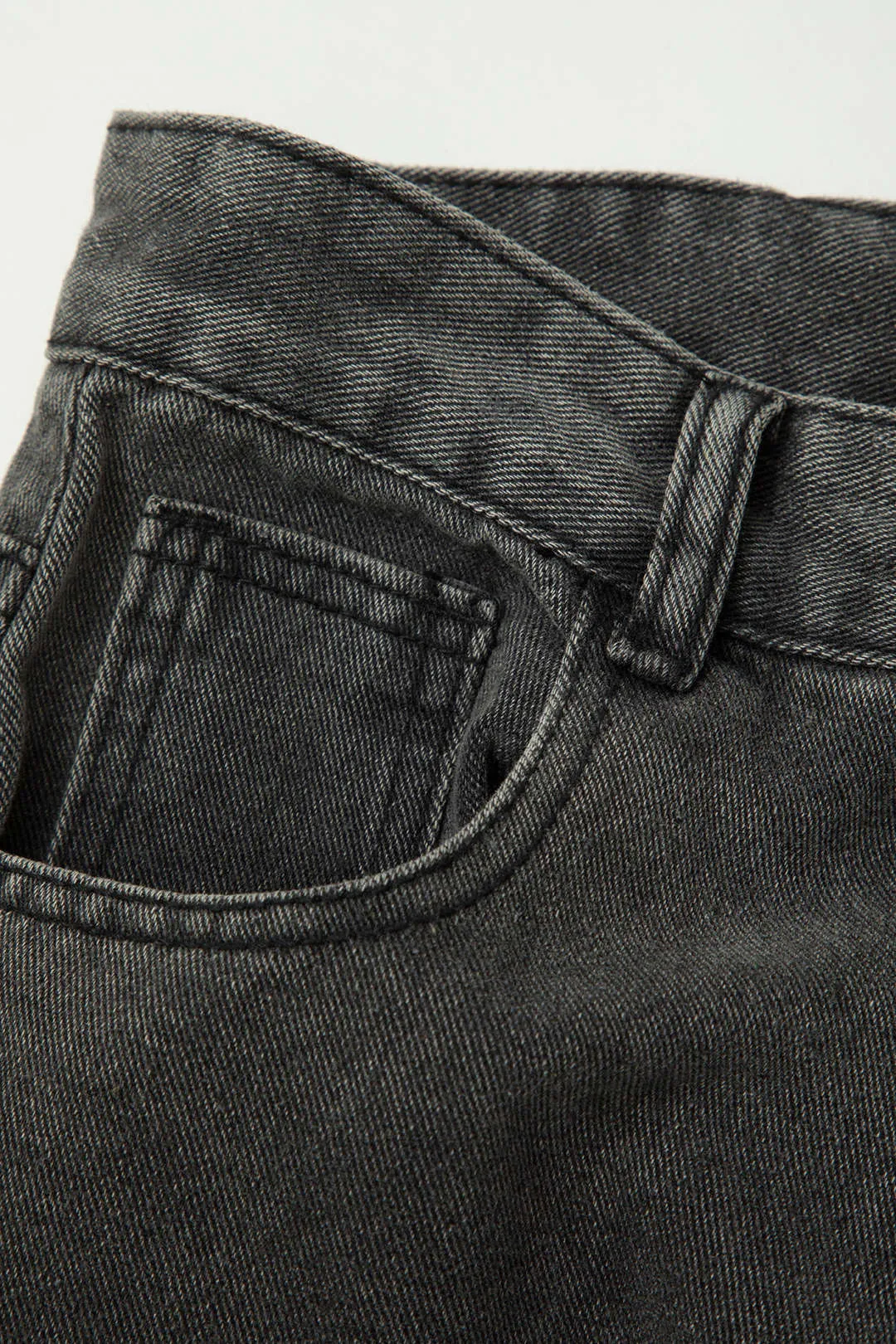 Donna - Multi Pocket Rolled Hem Woman's Wide Leg Cargo Jeans