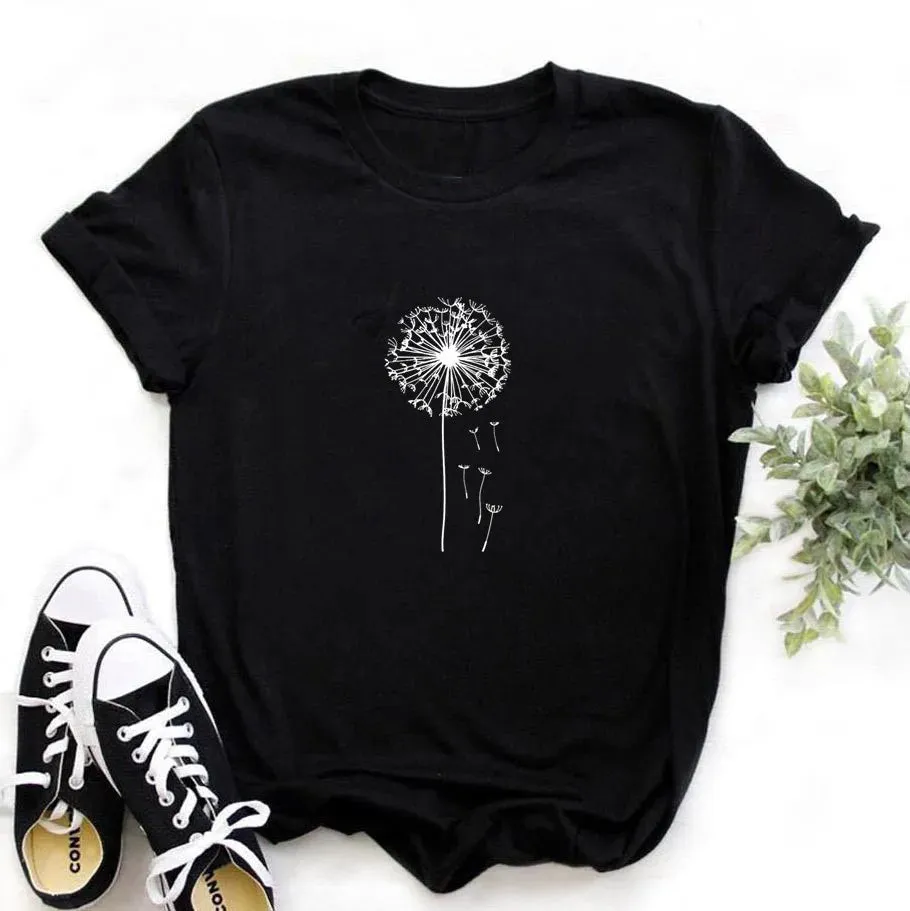 Dragon Print Women's Polyester Casual T-shirt