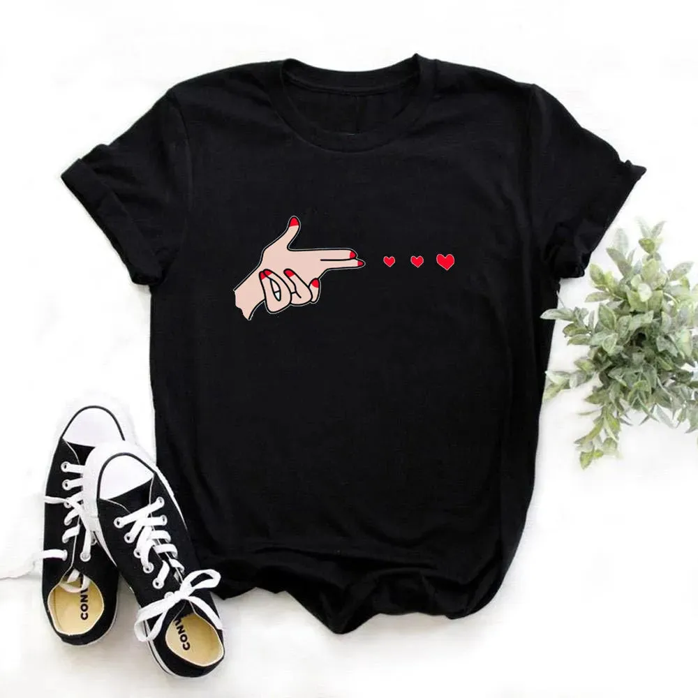 Dragon Print Women's Polyester Casual T-shirt