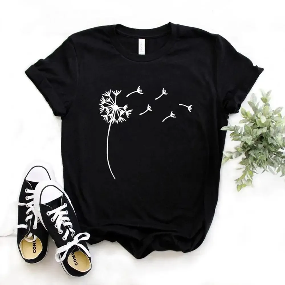 Dragon Print Women's Polyester Casual T-shirt