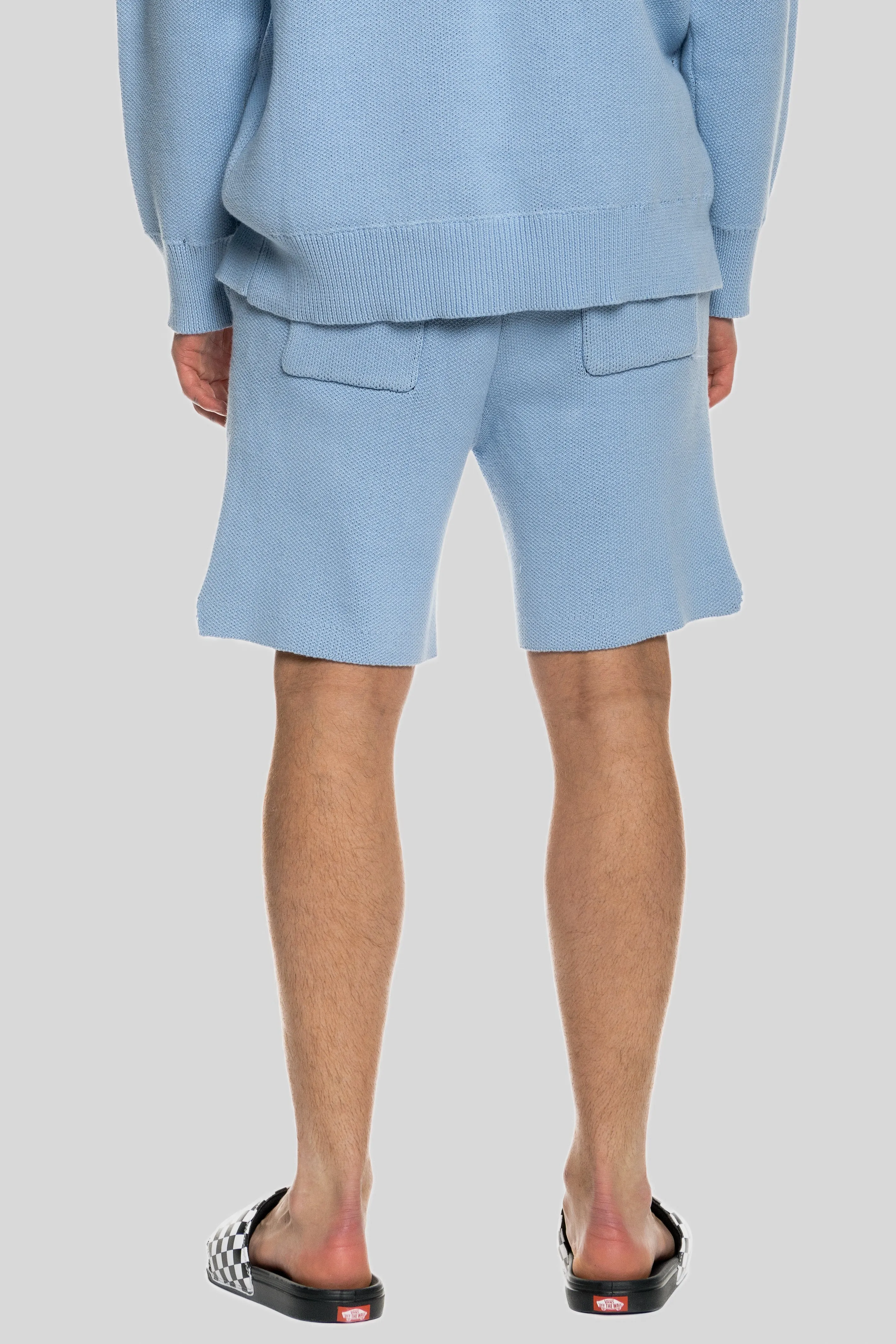 DUSK BLUE HOUSE KNIT SHORT