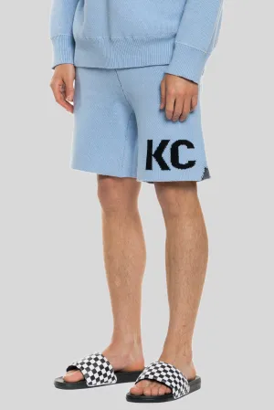 DUSK BLUE HOUSE KNIT SHORT