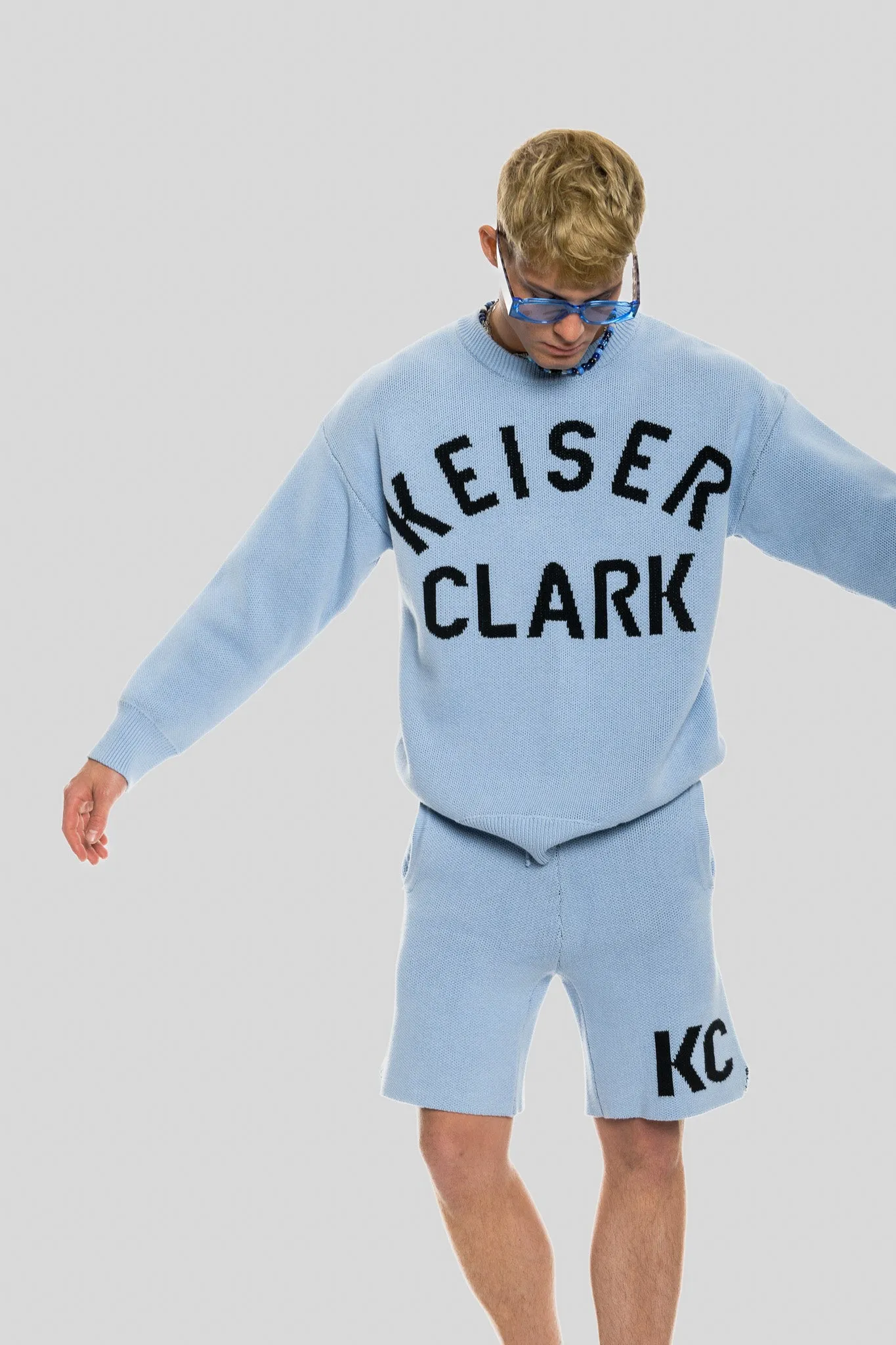 DUSK BLUE HOUSE KNIT SHORT