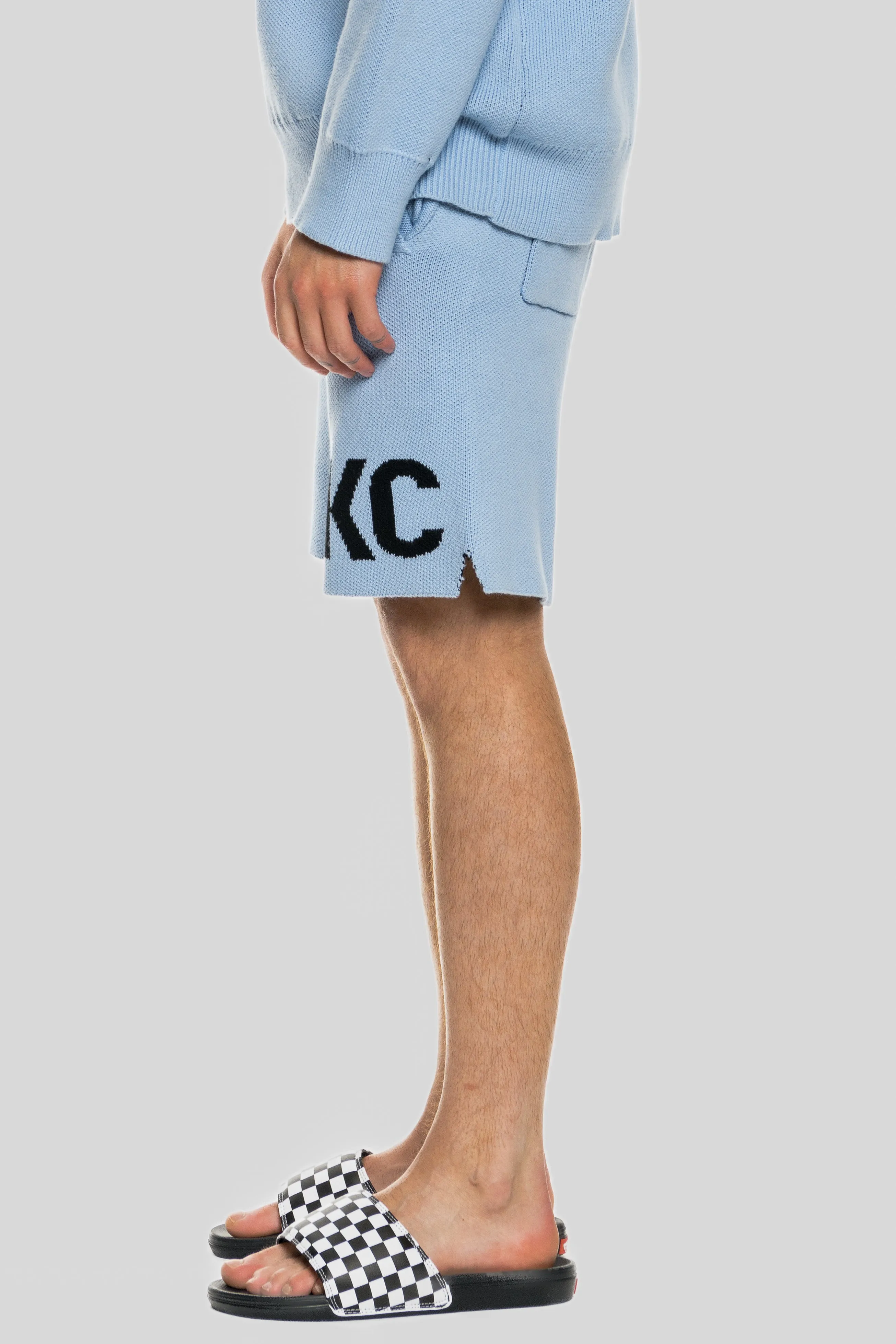 DUSK BLUE HOUSE KNIT SHORT
