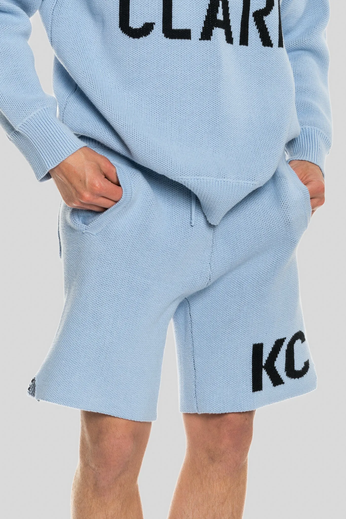 DUSK BLUE HOUSE KNIT SHORT