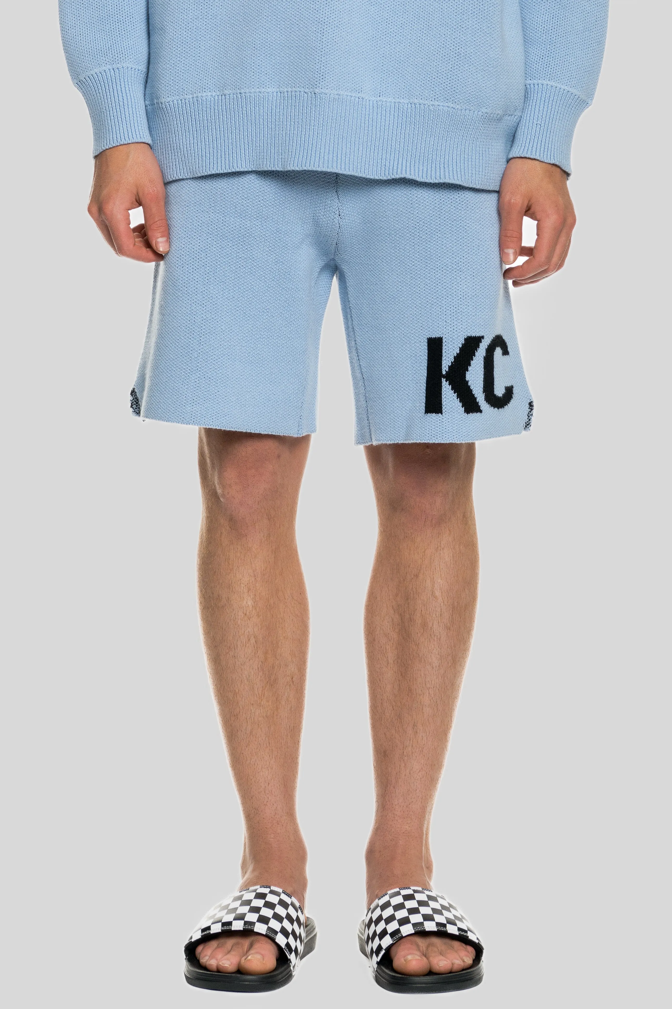 DUSK BLUE HOUSE KNIT SHORT