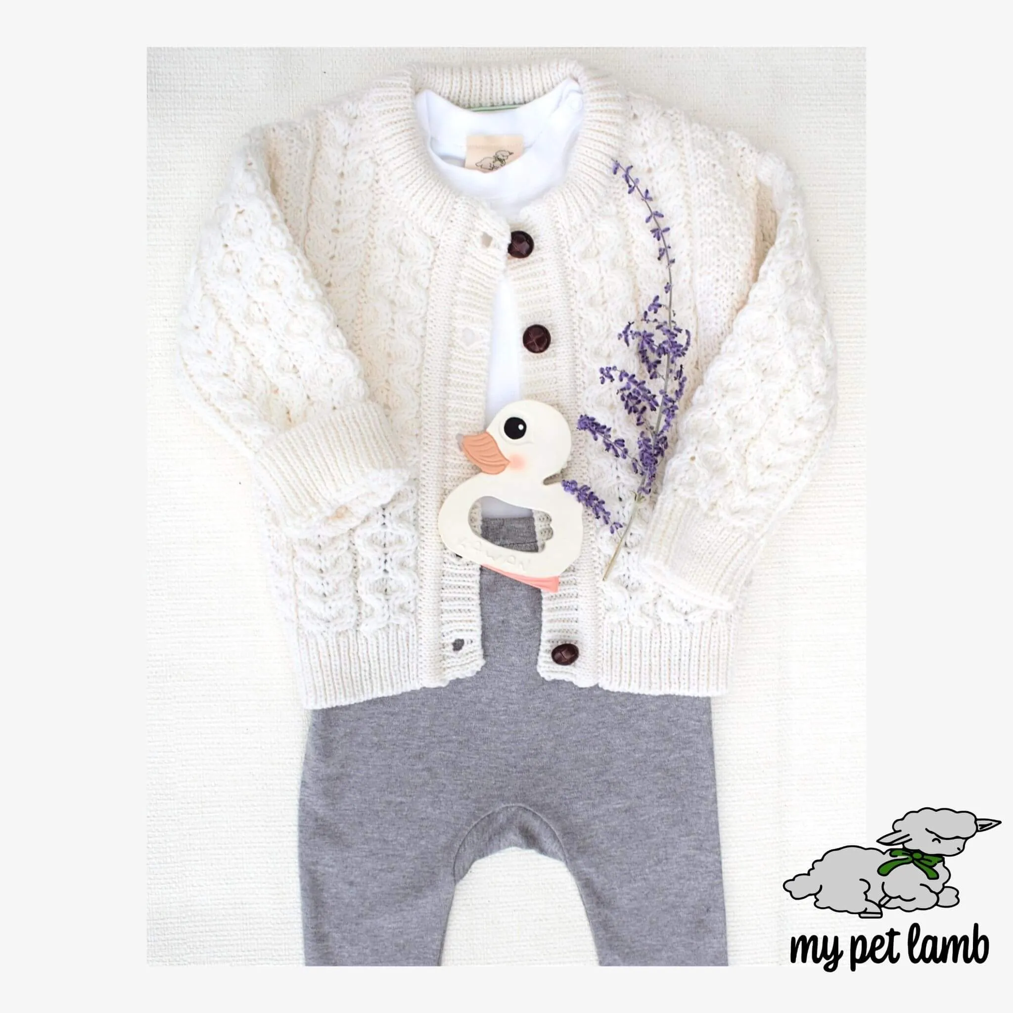 Elephant Grey Organic Cotton Leggings