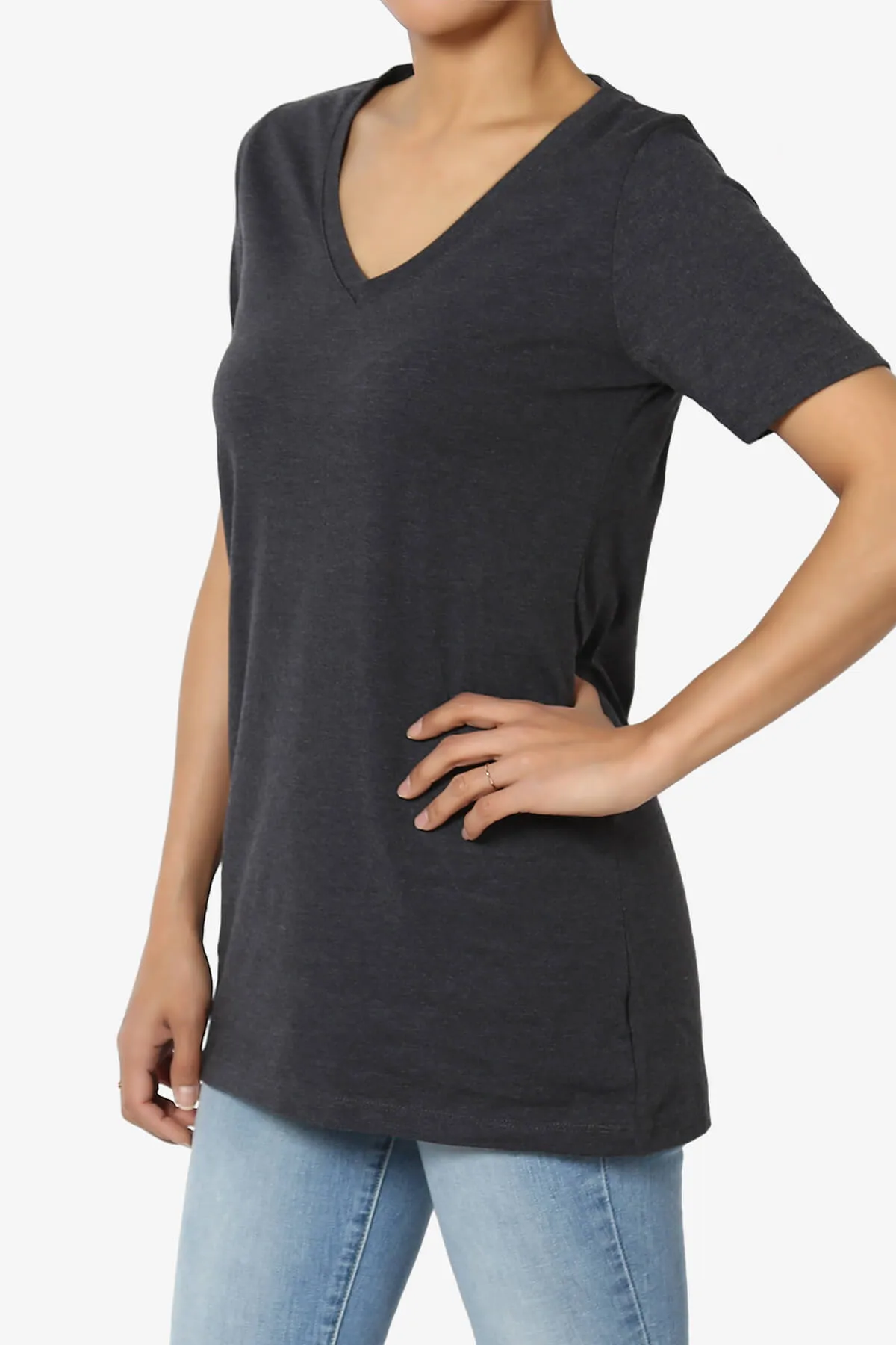 Elora V-Neck Short Sleeve T-Shirt