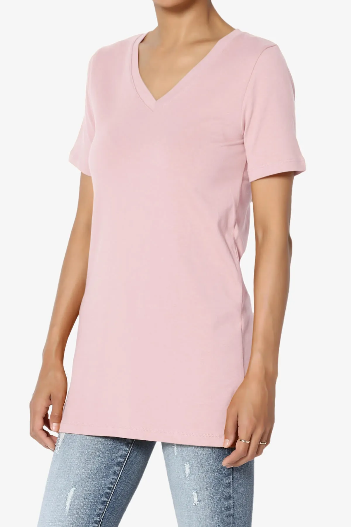 Elora V-Neck Short Sleeve T-Shirt