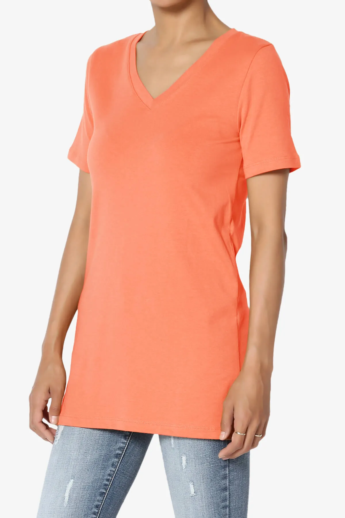 Elora V-Neck Short Sleeve T-Shirt